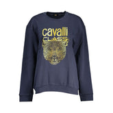 Cavalli Class Blue Cotton Women Sweater
